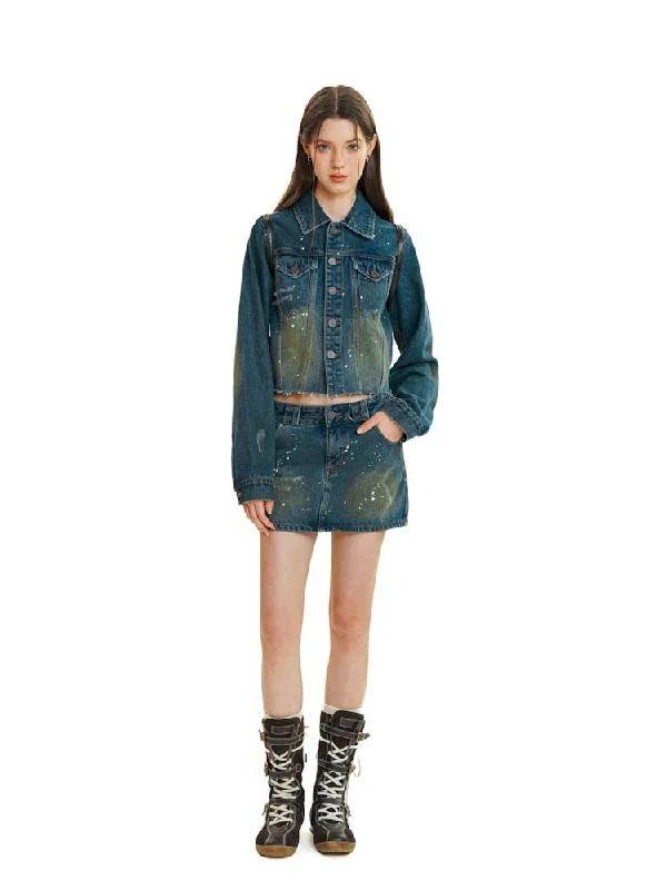 Double Pocket Splash Ink Denim Jacket【s0000008601】 Denim Jacket Leather Jacket Suede Jacket Denim Jacket Leather Jacket Suede Jacket Double Pocket Splash Ink Denim Jacket【s0000008601】 Denim Jacket Leather Jacket Suede Jacket Denim Jacket Leather Jacket Suede Jacket