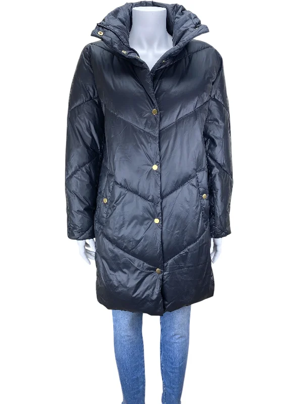 J. Crew Women's Signature Puffer Coat Black Size XS (runs big) Fleece Down Feather