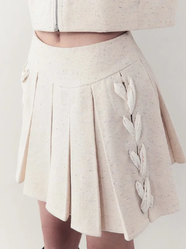 beige skirt【presale_1st】