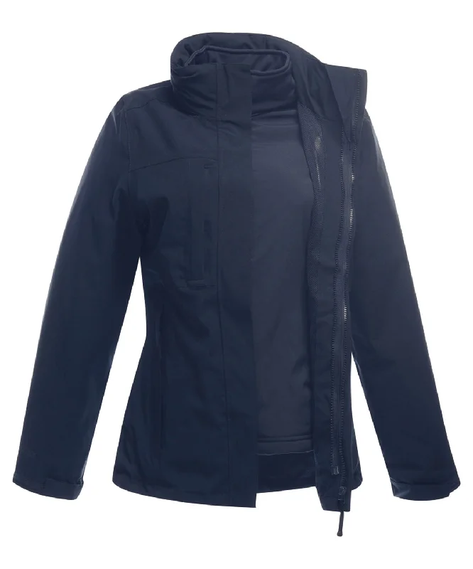 Navy/Navy - Women's Kingsley 3-in-1 jacket Zippered Front Buttoned Front Snap Front Zippered Front Buttoned Front Snap Front