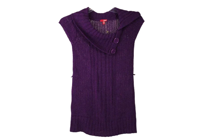 Bongo Purple Sparkle Knit Top | S Glamorous Knit Top