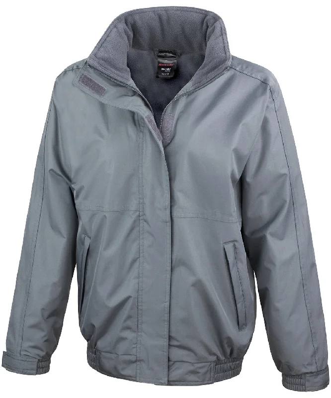 Grey - Women's Core channel jacket Welt Pockets Slit Pockets Flap Pockets Welt Pockets Slit Pockets Flap Pockets