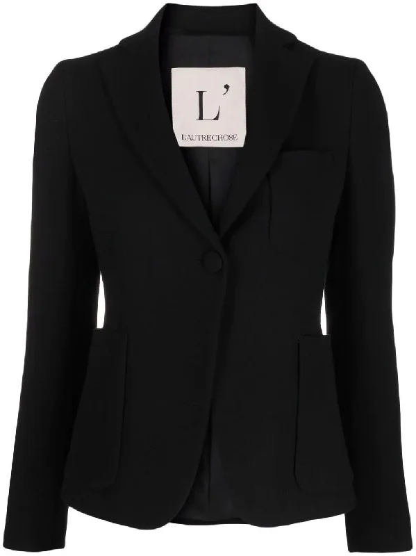 L'AUTRE CHOSE single-breasted wool blazer High-End Women's Suit