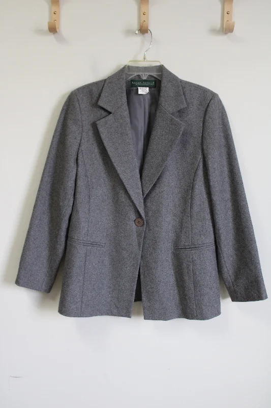 Harve Benard Gray Wool Blazer | 12 Women's Daily Blazer