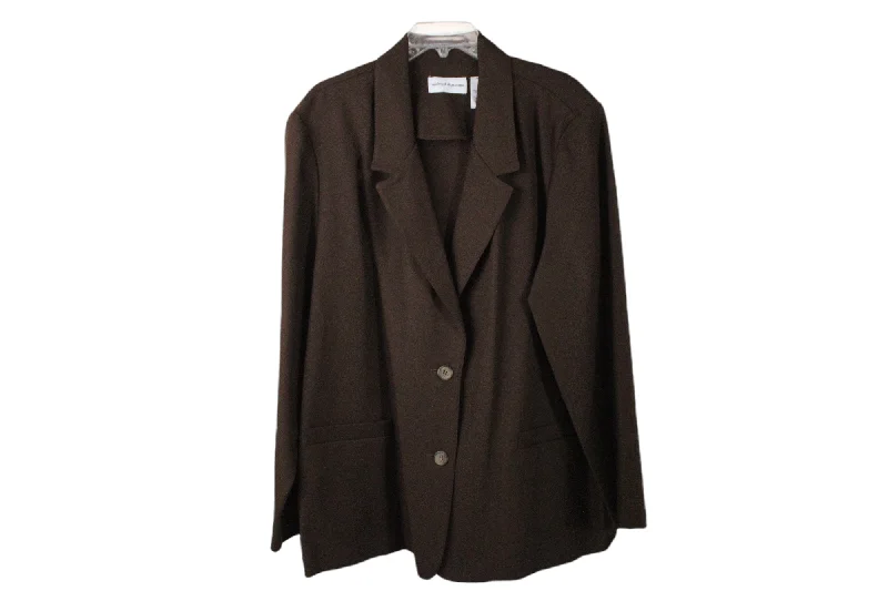 Alfred Dunner Brown Blazer | 20 Women's Fashion Blazer