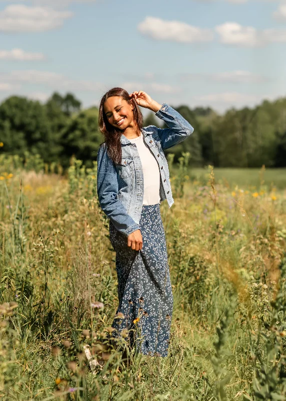 Ariel Denim Jacket - FINAL SALE Zippered Front Buttoned Front Snap Front Zippered Front Buttoned Front Snap Front Ariel Denim Jacket - FINAL SALE Zippered Front Buttoned Front Snap Front Zippered Front Buttoned Front Snap Front