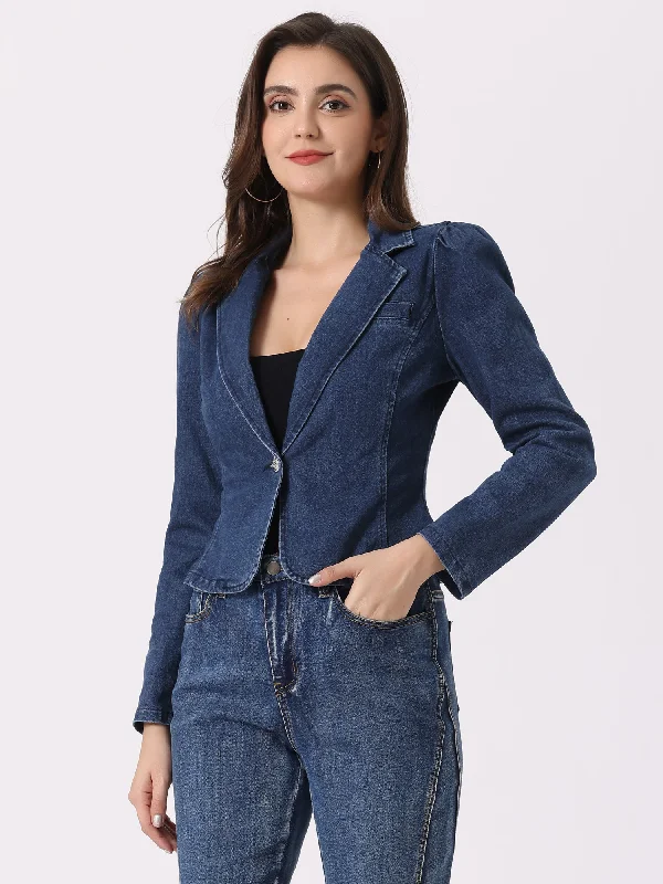 Notched Lapel One Button Long Sleeve Denim Blazer Jean Jacket Fleece Jacket Down Jacket Feather Jacket Fleece Jacket Down Jacket Feather Jacket Notched Lapel One Button Long Sleeve Denim Blazer Jean Jacket Fleece Jacket Down Jacket Feather Jacket Fleece Jacket Down Jacket Feather Jacket