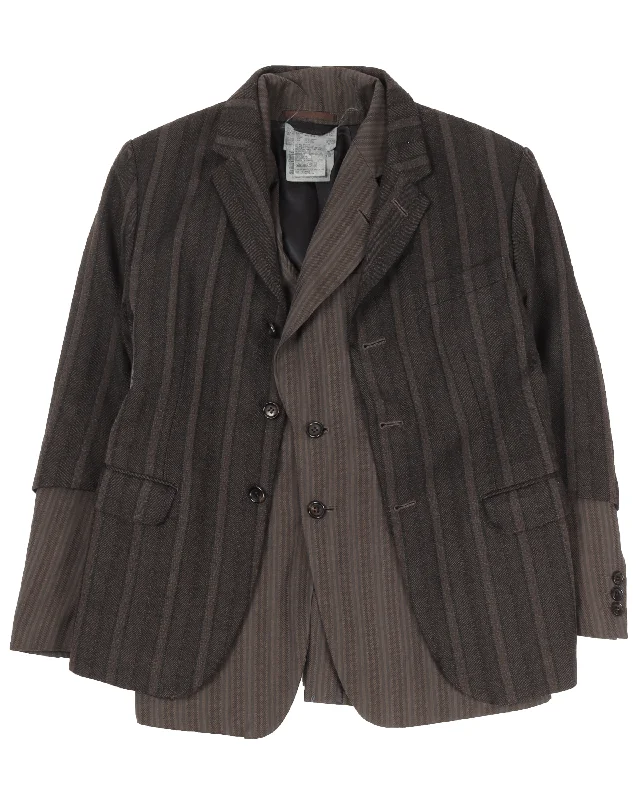 Double Layer Blazer Women's High-End Blazer