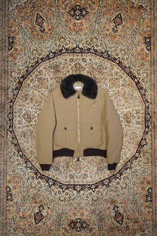 STEAF GLEAM FLIGHT JACKET (EARTH CAMEL)(EXCLUSIVE) Stand-Up Collar Roll-Neck Collar Turtle Neck Stand-Up Collar Roll-Neck Collar Turtle Neck STEAF GLEAM FLIGHT JACKET (EARTH CAMEL)(EXCLUSIVE) Stand-Up Collar Roll-Neck Collar Turtle Neck Stand-Up Collar Roll-Neck Collar Turtle Neck