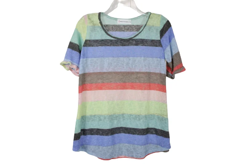 Saved By The Dress Knit Top | S Maximalist Knit Tee