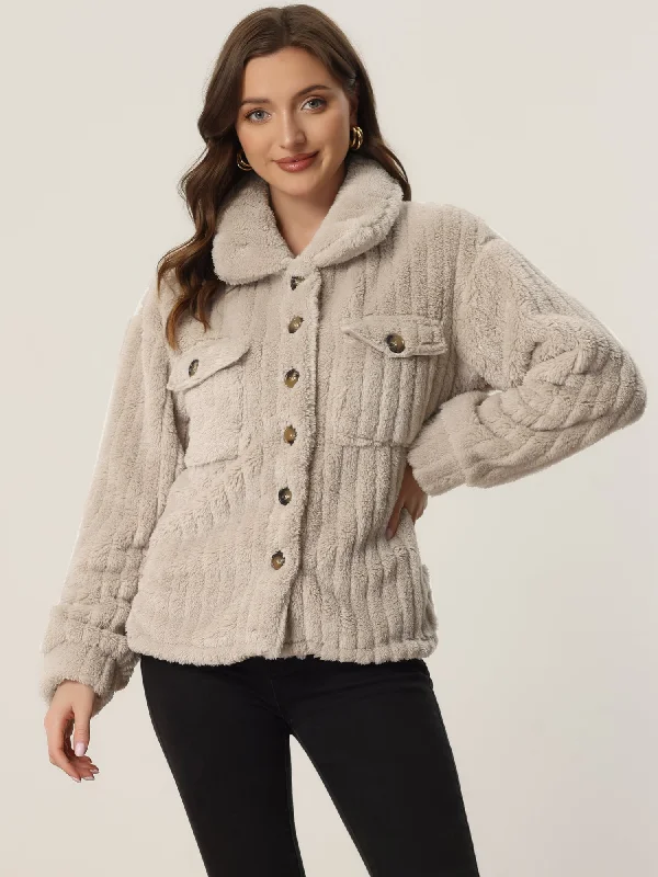 Fleece Button Down Long Sleeve Soft Fuzzy Shaggy Teddy Jacket Denim Fabric Leather Fabric Suede Fabric Denim Fabric Leather Fabric Suede Fabric Fleece Button Down Long Sleeve Soft Fuzzy Shaggy Teddy Jacket Denim Fabric Leather Fabric Suede Fabric Denim Fabric Leather Fabric Suede Fabric
