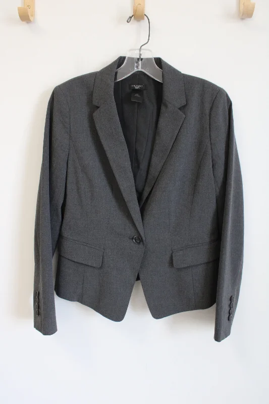 Ann Taylor Gray Blazer | 6 Petite Women's Handmade Blazer