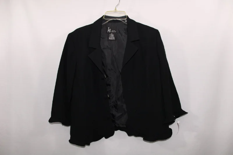 KS Petite Collection Black Blazer | Size 14 Spring Women's Coat