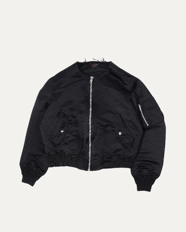 Frayed Edge Bomber Jacket Bomber Jacket Anorak Windbreaker Bomber Jacket Anorak Windbreaker