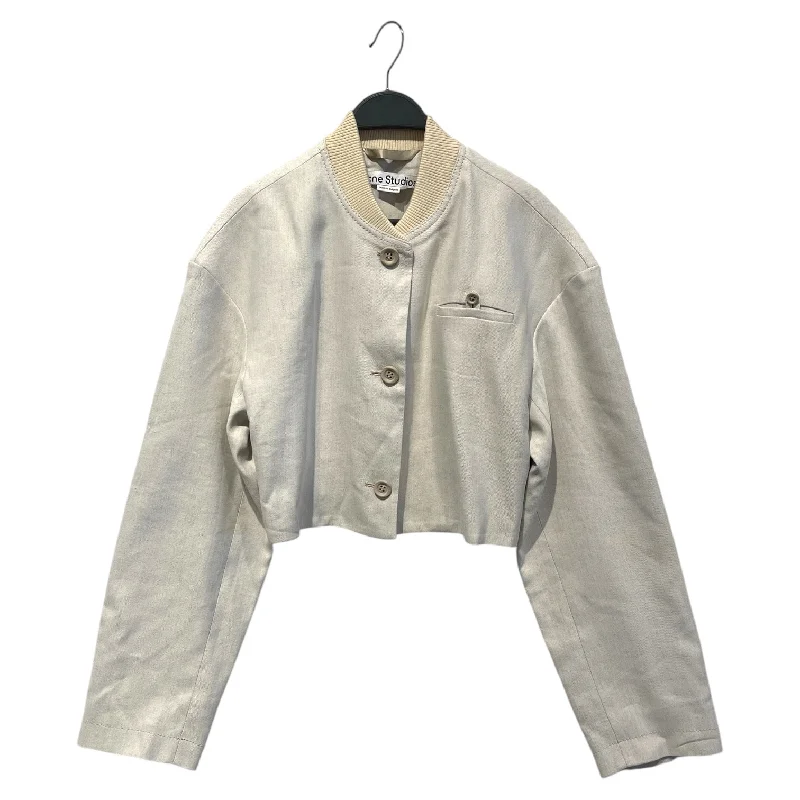 Acne Studios/Jacket/38/Linen/BEG/cropped bomber Jersey Jacket Tulle Jacket Batik Jacket Jersey Jacket Tulle Jacket Batik Jacket Acne Studios/Jacket/38/Linen/BEG/cropped bomber Jersey Jacket Tulle Jacket Batik Jacket Jersey Jacket Tulle Jacket Batik Jacket