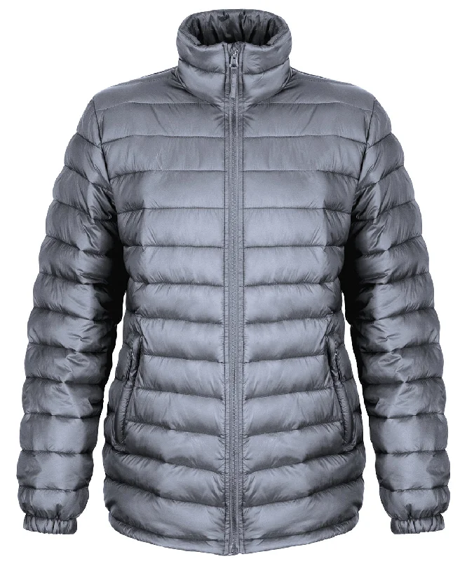 Frost Grey - Women's ice bird padded jacket Front Pockets Side Pockets Patch Pockets Front Pockets Side Pockets Patch Pockets