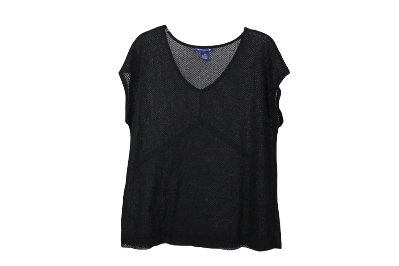 Architect Black Knit Top | 1X Organic Knit Top