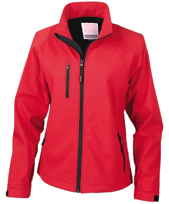 Red - Women's baselayer softshell jacket Hoodie Zip-Up Jacket Button-Up Jacket Hoodie Zip-Up Jacket Button-Up Jacket