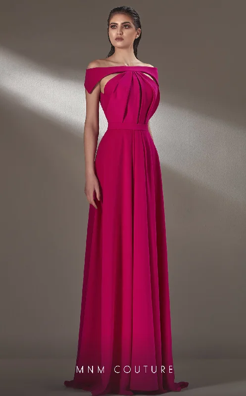 MNM Couture K3894 A Line Long Formal Evening Prom Dress