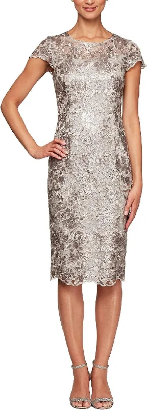 Alex Evenings AE8217884 Formal Cocktail Dress