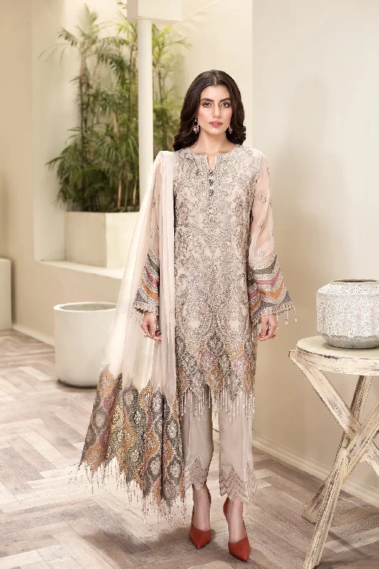 Jazmin Eid Dress in White Color #M0097