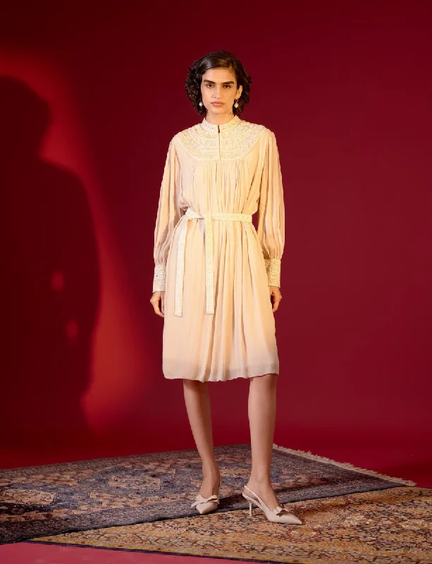 Rachel beige dress