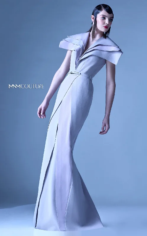 MNM Couture G0946 Pleated Long Formal Evening Dress