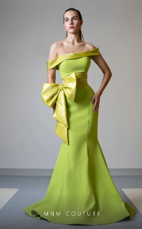 MNM Couture V07546 Prom Long Mermaid Fit Evening Formal Dress