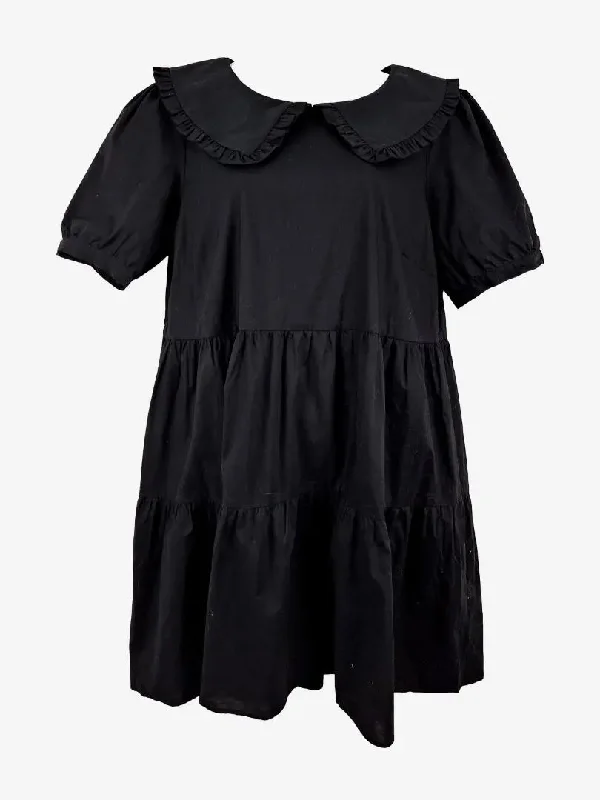 Princess Highway Black Pilgrim Collared Dress Size 18