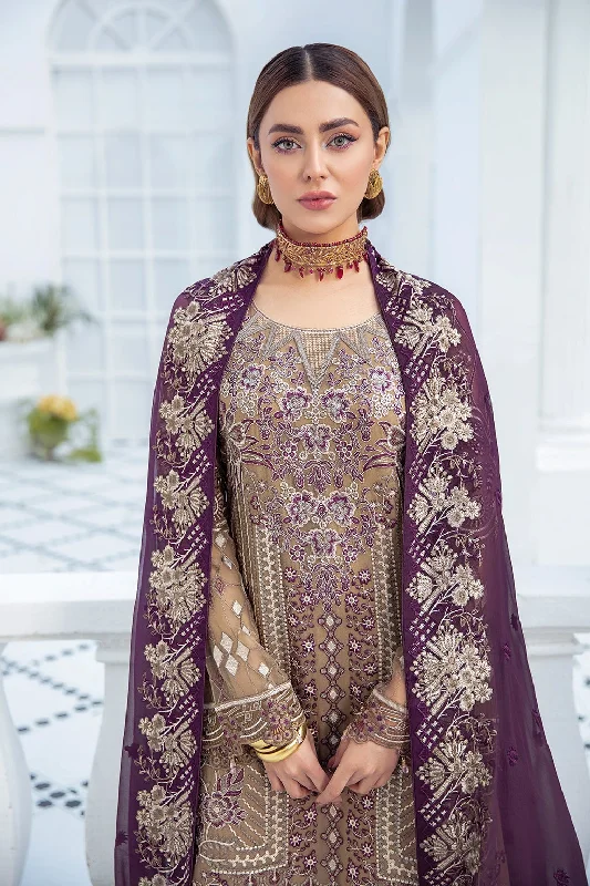 Latest Pakistani Traditional Dress in Chiffon #PF367