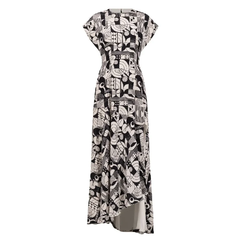Monochrome Muse Dress