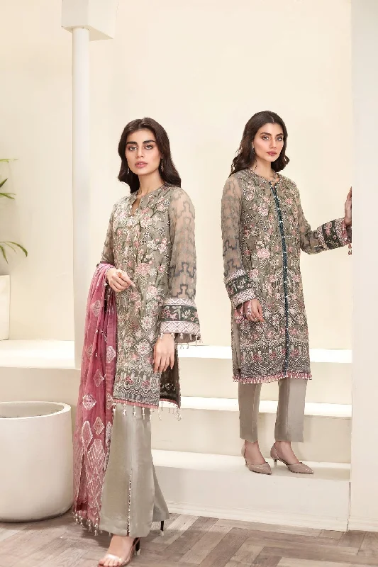 Pakistani Chiffon Dresses for Eid #M0103