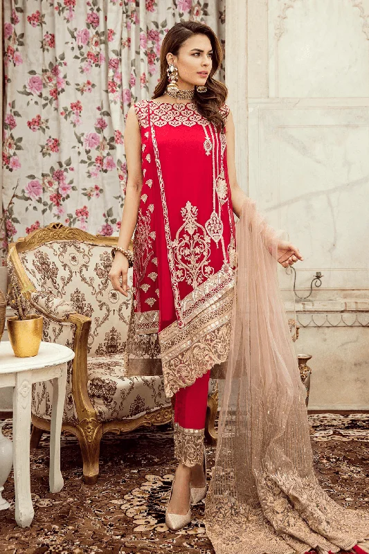 Traditional Indian Dress in fresh red color # P2203
