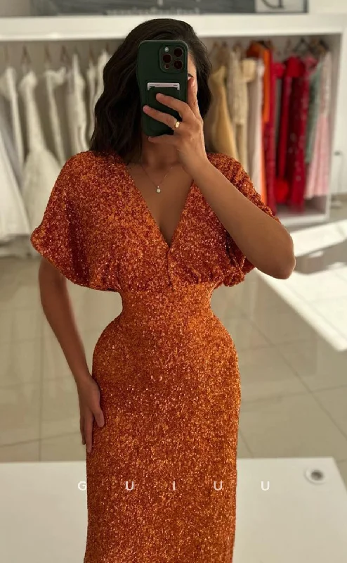 G4070 - Glamorous Mermaid V Neck Half Shoulder Fully Sequined Long Prom Party Dress Tunics Recommended stylist G4070 - Glamorous Mermaid V Neck Half Shoulder Fully Sequined Long Prom Party Dress Tunics Recommended stylist