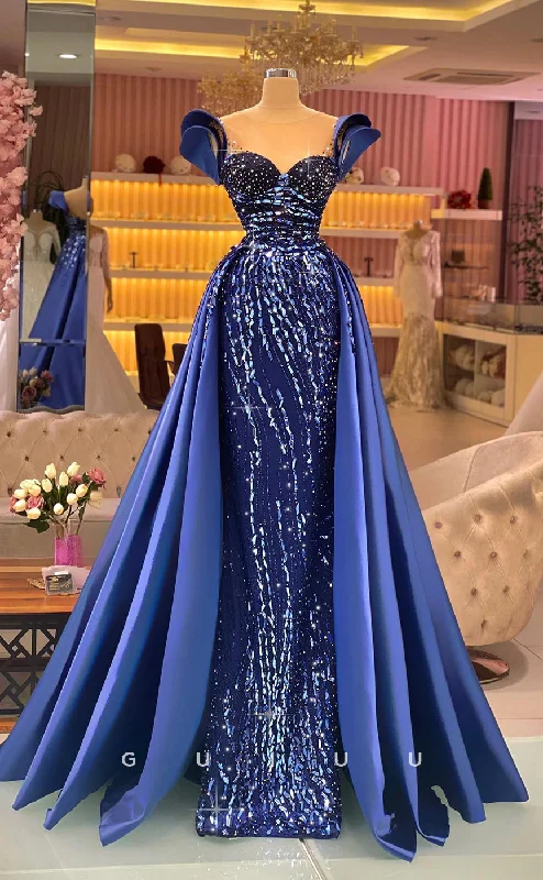G2795 - Elegant & Luxurious A-Line Sequins Beaded Long Prom Evening Dress Tunics Modern contemporary G2795 - Elegant & Luxurious A-Line Sequins Beaded Long Prom Evening Dress Tunics Modern contemporary