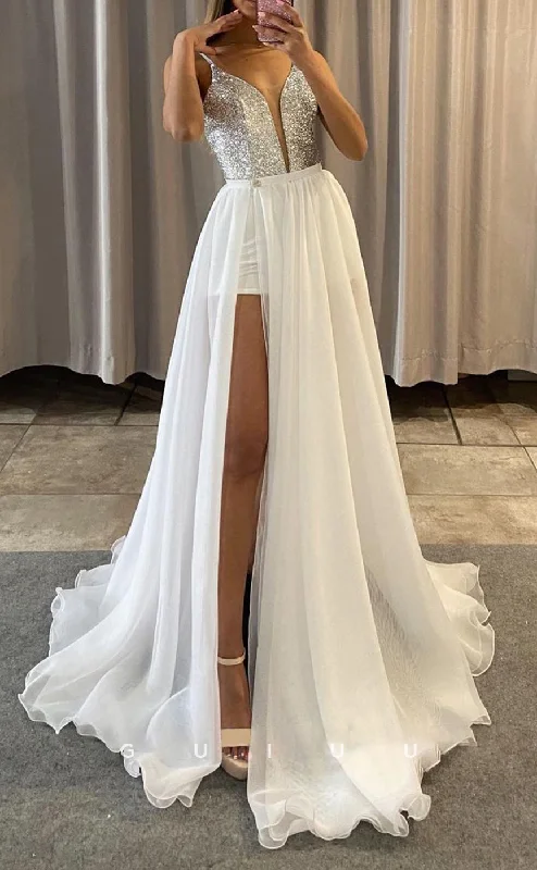 G2826 - Chic & Modern A-Line V-Neck Spaghetti Straps Tulle Long Prom Evening Dress Tunics Chic fashionable G2826 - Chic & Modern A-Line V-Neck Spaghetti Straps Tulle Long Prom Evening Dress Tunics Chic fashionable