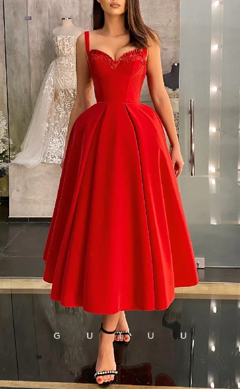 G2862 - Chic & Modern A-Line Red Straps Sequins Long Prom Evening Dress Crew Neckline Casual G2862 - Chic & Modern A-Line Red Straps Sequins Long Prom Evening Dress Crew Neckline Casual