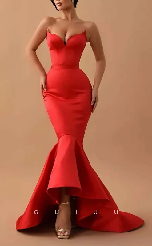 G3146 - Mermaid Sweetheart Satin Long Formal Prom Evening Dresses Tunics Satin smooth G3146 - Mermaid Sweetheart Satin Long Formal Prom Evening Dresses Tunics Satin smooth
