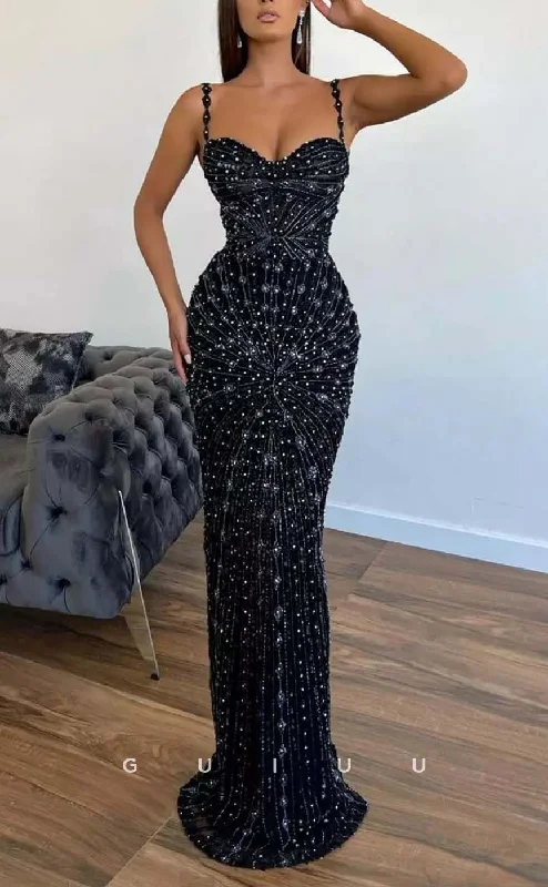 G3153 - Sexy Sheath Sweetheart Straps Sequins Long Formal Prom Evening Dresses Tunics Favorite customer G3153 - Sexy Sheath Sweetheart Straps Sequins Long Formal Prom Evening Dresses Tunics Favorite customer