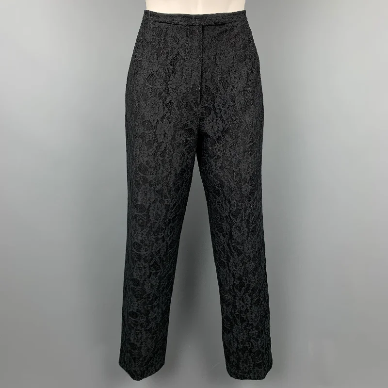 Vintage RICHARD TYLER Size 10 Black Lace Wool Blend Evening Dress Pants Tunics Brand named Vintage RICHARD TYLER Size 10 Black Lace Wool Blend Evening Dress Pants Tunics Brand named