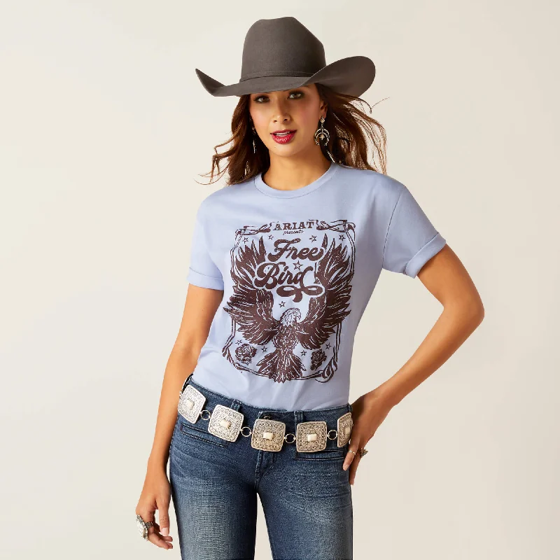 Ariat Women's American Free Graphic T-Shirt Boxy Fit Fitted Loose Boxy Fit Fitted Loose