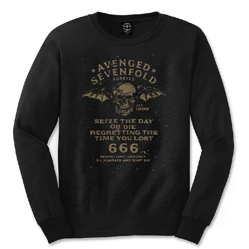 Avenged Sevenfold | Official Band Long Sleeve T-Shirt | Seize the Day Wool Fabric Cashmere Fabric Tweed Fabric Wool Fabric Cashmere Fabric Tweed Fabric Avenged Sevenfold | Official Band Long Sleeve T-Shirt | Seize the Day Wool Fabric Cashmere Fabric Tweed Fabric Wool Fabric Cashmere Fabric Tweed Fabric