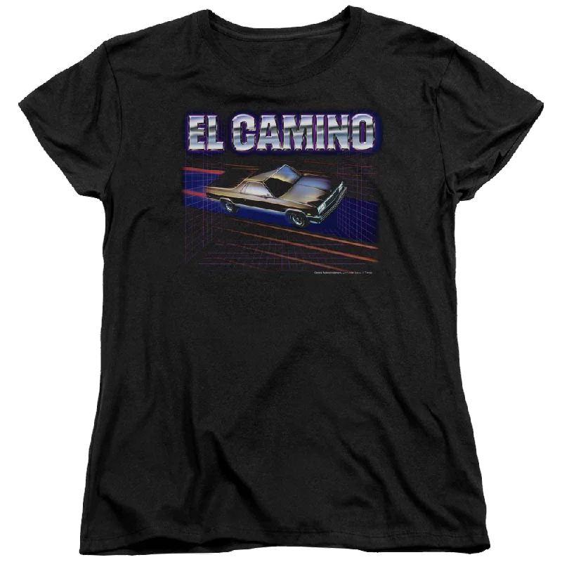 Chevrolet El Camino 85 - Women's T-Shirt Elasticated Padded Insulated Elasticated Padded Insulated