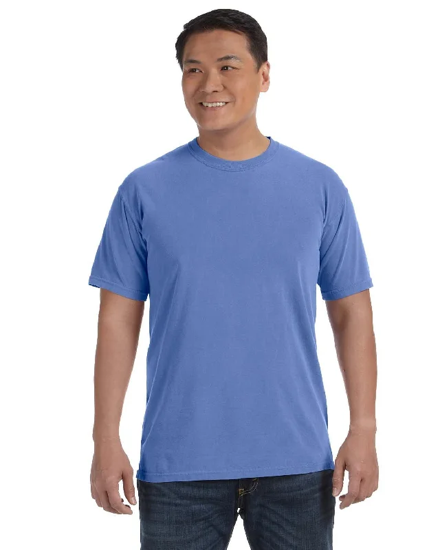 Comfort Colors Ringspun Garment-Dyed T-Shirt | Mystic Blue Elasticated Padded Insulated Elasticated Padded Insulated