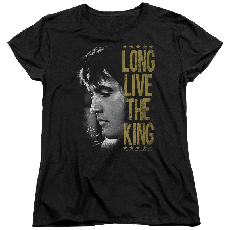 Elvis Presley Long Live The King - Women's T-Shirt Anti-Shrink Durable Soft Anti-Shrink Durable Soft Elvis Presley Long Live The King - Women's T-Shirt Anti-Shrink Durable Soft Anti-Shrink Durable Soft