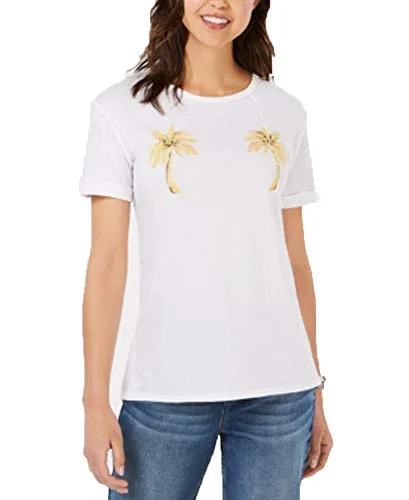 Embroidered Palm-Tree T-Shirt Front Pockets Side Pockets Patch Pockets Front Pockets Side Pockets Patch Pockets Embroidered Palm-Tree T-Shirt Front Pockets Side Pockets Patch Pockets Front Pockets Side Pockets Patch Pockets