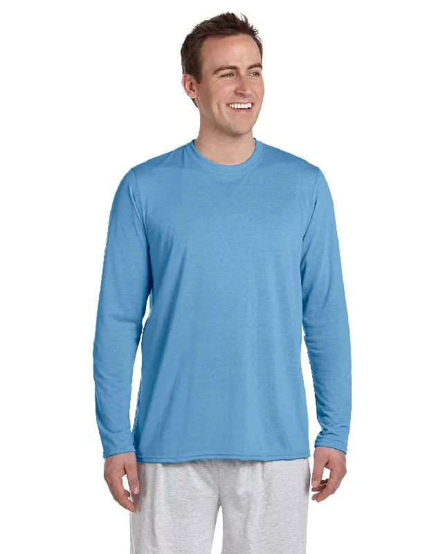 Gildan 4.5 oz. Performance Long Sleeve T-Shirt | Carolina Blue Lace Blend Ribbed Blend Corduroy Blend Lace Blend Ribbed Blend Corduroy Blend