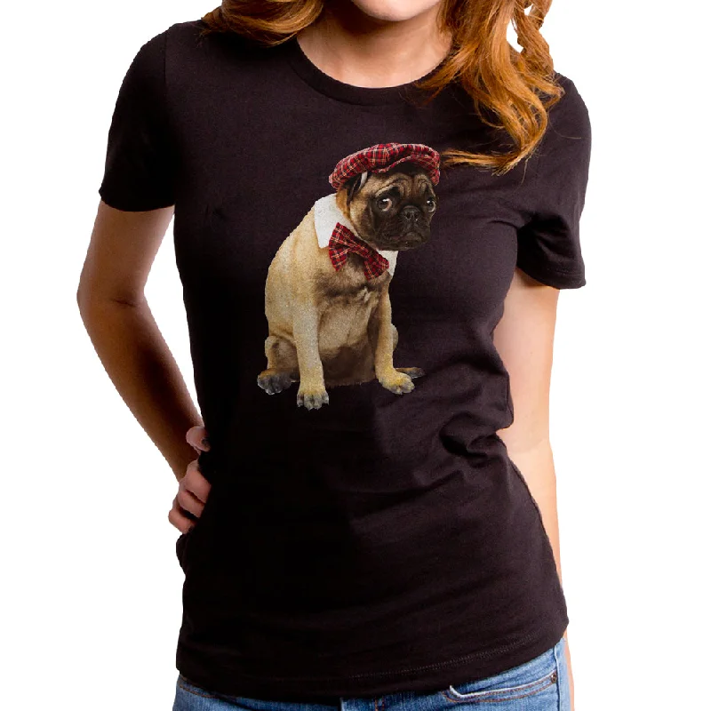 Plaid Hat Pug Women's T-Shirt Jersey Fabric Tulle Fabric Batik Fabric Jersey Fabric Tulle Fabric Batik Fabric Plaid Hat Pug Women's T-Shirt Jersey Fabric Tulle Fabric Batik Fabric Jersey Fabric Tulle Fabric Batik Fabric