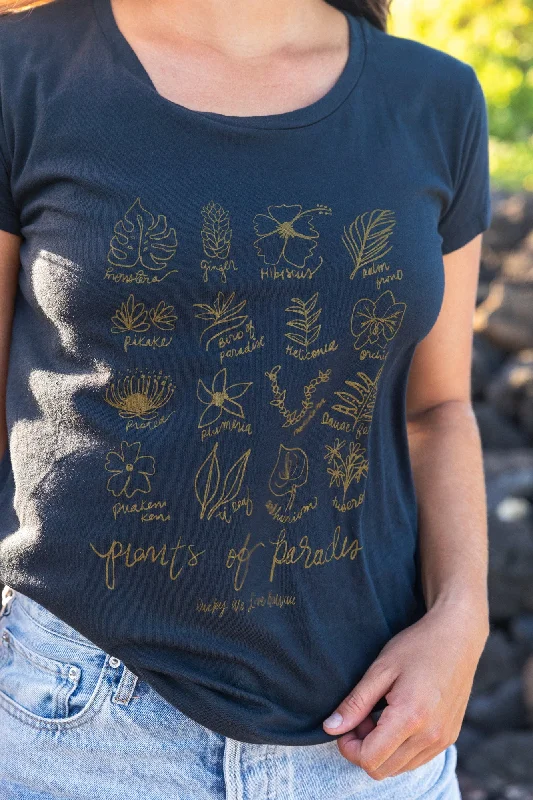 LWLH Plants Of Paradise Scoop Neck Tee Ribbed Striped Patterned Ribbed Striped Patterned LWLH Plants Of Paradise Scoop Neck Tee Ribbed Striped Patterned Ribbed Striped Patterned