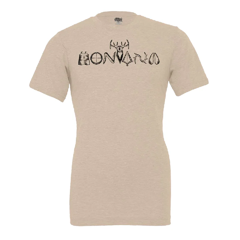 Montana Hunt Crewneck Tee (Unisex) Embroidered Appliqued Beaded Embroidered Appliqued Beaded Montana Hunt Crewneck Tee (Unisex) Embroidered Appliqued Beaded Embroidered Appliqued Beaded